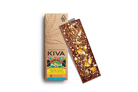 Kiva Confections Pretzel Cookie Chip Munchies Bar