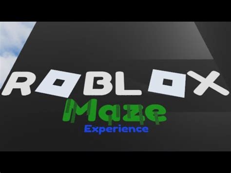 The Roblox Maze Experience (Roblox Obby Creator) - YouTube