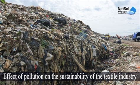 What is effect of pollution on sustainability of textile industry