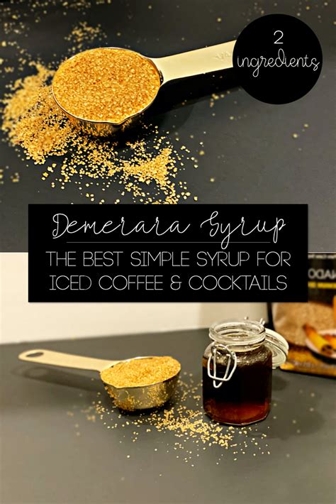 Demerara Syrup - Girl & Tonic | Recipe | Demerara syrup, Simple syrup, Cocktails to make at home