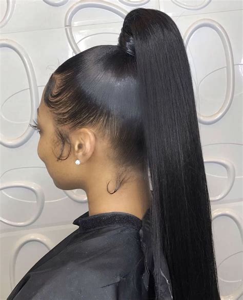 @ᵐᵃˡⁱʸʸᵃʰʳ🦋 . . . | High ponytail hairstyles, Hair ponytail styles, Weave ponytail hairstyles