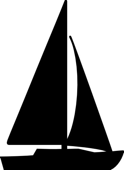 Sailboat black and white sailboat svg sail boats boating and ...