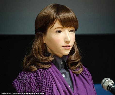 Erica the robot to become TV news anchor in Japan | Daily Mail Online