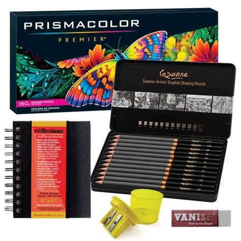 Prismacolor 150ct Colored Pencil Super Value Set of 5 with 4 Extra Items | Jerry's Artarama