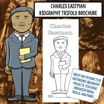 Charles Eastman Biography Trifold Graphic Organizer | TpT