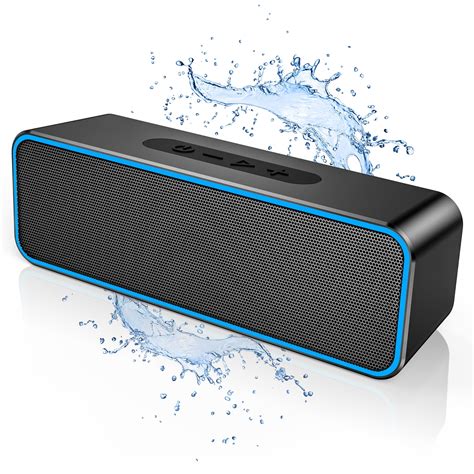 Portable Bluetooth Speaker, Wireless Speaker with 10W Loud Stereo Sound ...