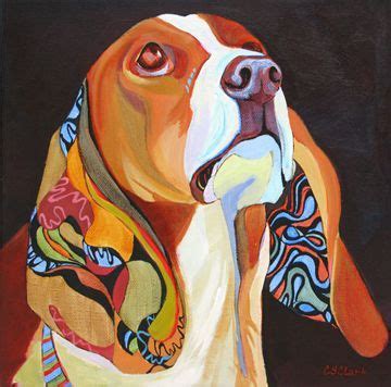 Contemporary dog | Dog paintings, Animal art, Animal paintings