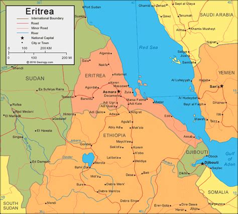 Eritrea Map Google Earth - The Earth Images Revimage.Org