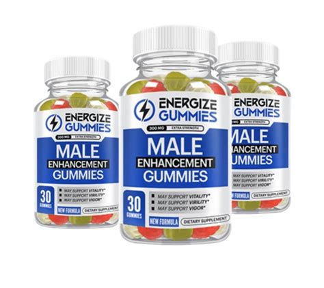 Energize Male Enhancement Gummies - Ingredients Its Really Work! Must ...