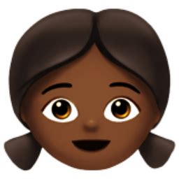 Girl: Medium-Dark Skin Tone Emoji (U+1F467, U+1F3FE)