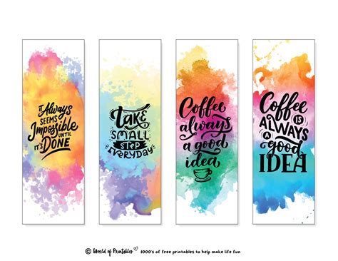 Free Printable Bookmarks Bookmarks Quotes Bookmarks P - vrogue.co