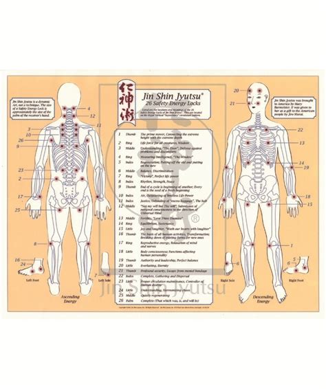 "Safety Energy Lock" Chart » Jin Shin Jyutsu Europa-Büro