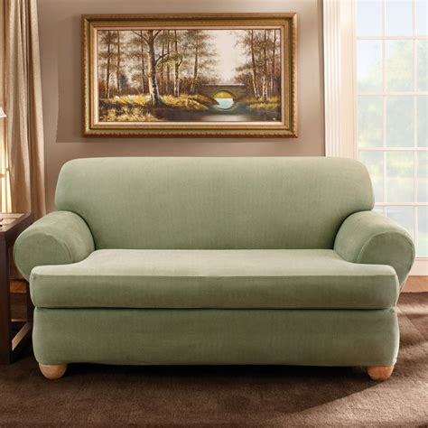 Sure Fit Stretch Stripe Separate Seat T-Cushion Sofa Slipcover - Walmart.com - Walmart.com