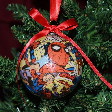 Comic Book Ornaments, Spiderman Ornaments, Christmas Ornaments, Superhero Ornaments by ...