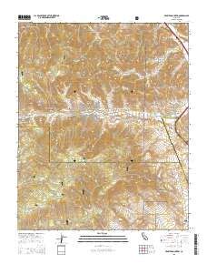 Tejon Pass Topo Map in Los Angeles County, California