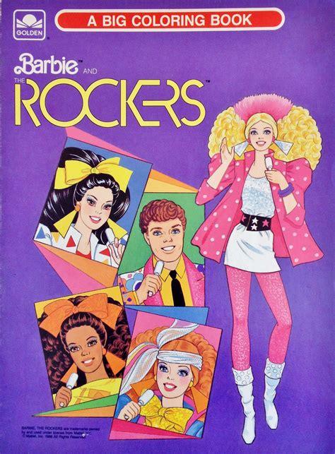 Toutes les tailles | 1986 Barbie and the Rockers (Coloring Book) | Flickr : partage de photos ...