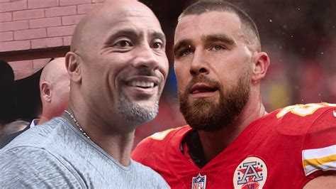 The Rock Cosigns Travis Kelce's Postgame Speech, 'My Boy Said What He Said'