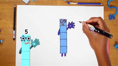 How To Draw Numberblock Five - CBeebies - BBC