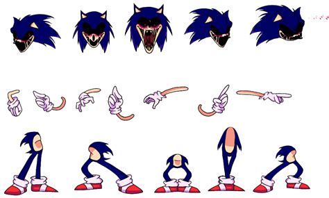 You cant run sonic.exe body parts sprite FNF by SonicJrthecoolest on DeviantArt