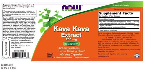 Kava Kava Extract (250mg) - MCP Supplements