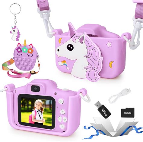 ArtCWK Kids Camera Kids Camera for Girls Unicorn Camera Gift for 5 6 7 ...