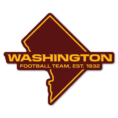 Washington Football Team NFL Logo Sticker