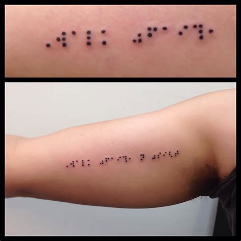 On instagram by redeemingtattoos #braille #doitbraille (o) http://ift ...