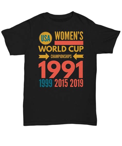 USA women soccer team world championship cup Unisex T-Shirt camiseta camiseta unisex ...