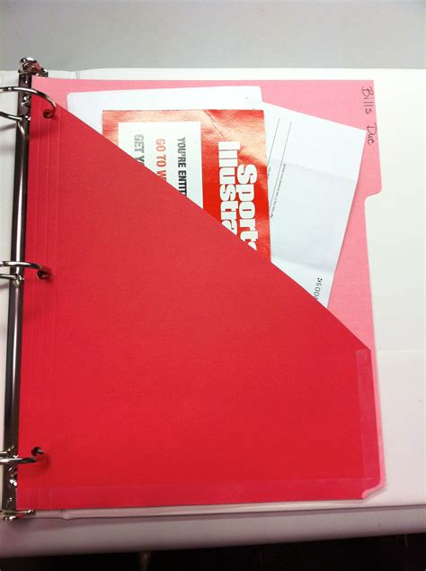 DIY: Pocket Dividers | Binder dividers, Diy binder, Planner pages