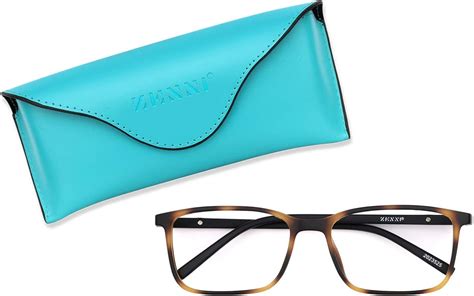 Zenni Blokz Reading Glasses | Blue Light Blocking Readers with Leather Case for Men & Women ...