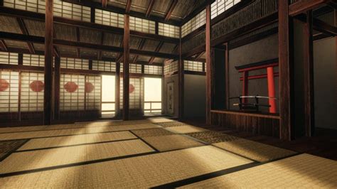 ArtStation - Oriental Japanese Dojo | Participant of CGTrader Awards, JUN DA LIM House Styling ...