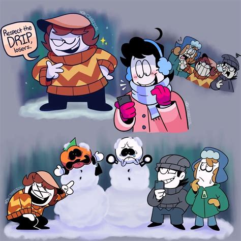 Hatzgang: Winter Edition - Cute Cartoon Drawings