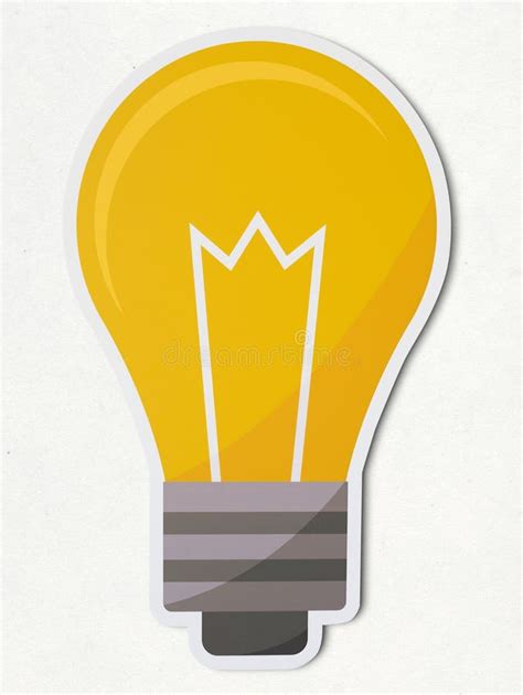 Ideas Light Bulb Paper Craft Stock Illustration - Illustration of doodle, expression: 113342663