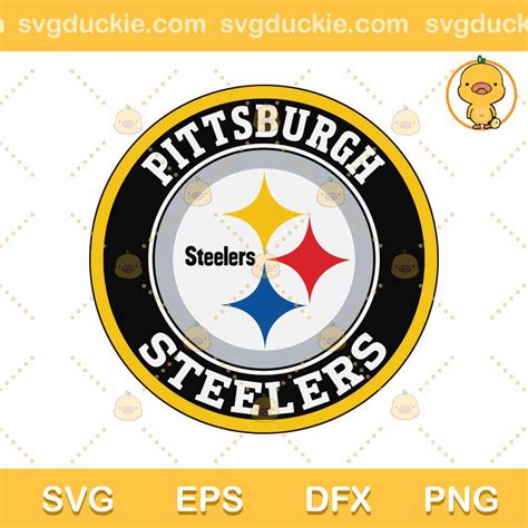 Pittsburgh Steelers Heart SVG, Steelers Football SVG