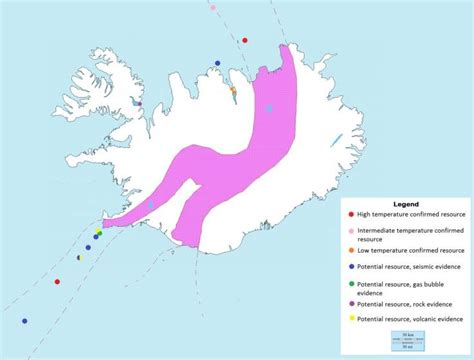 Map of confirmed and potential offshore geothermal resources around... | Download Scientific Diagram