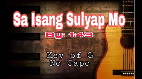 Sa Isang Sulyap Mo play along with Guitar Chords and Lyrics Acordes ...