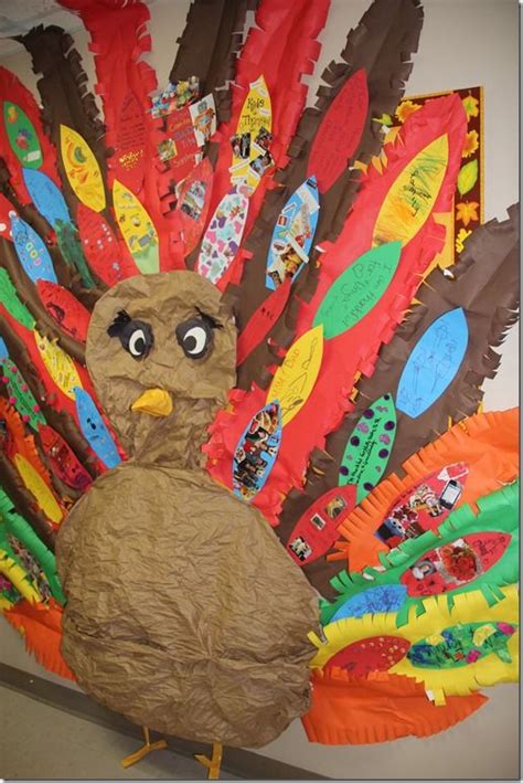 Preschool Turkey Feathers - have all the kids create a feather for what ...