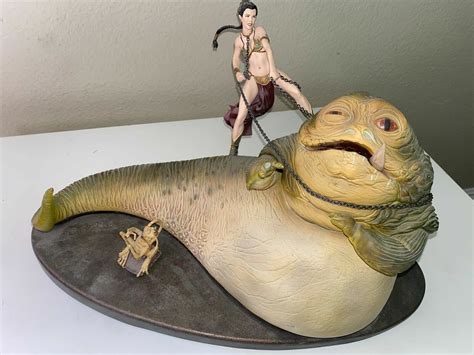 Jabba The Hutt And Salacious Crumb Hand-carved Wooden Norway ...