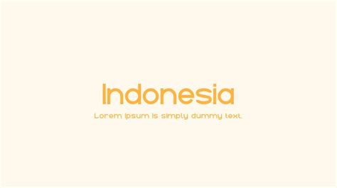 Indonesia Font : Download Free for Desktop & Webfont