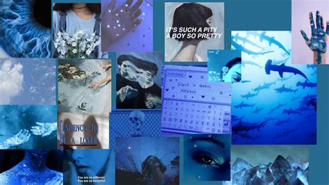 Aesthetic Blue For Laptop Wallpapers - Wallpaper Cave