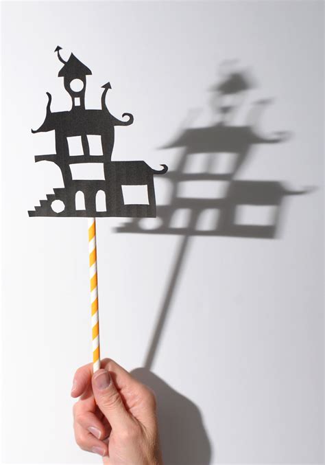 Halloween Shadow Puppets with Free Printable