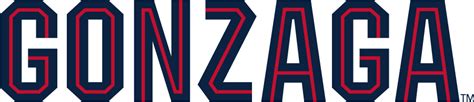 Gonzaga Bulldogs Wordmark Logo - NCAA Division I (d-h) (NCAA d-h ...