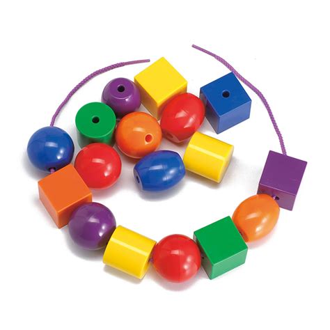 Giant Lacing Beads - CTU40080 | Learning Advantage | Hands-On Activities