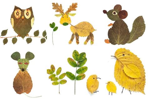 Fun Leaf Animals | Fall crafts for kids, Leaf animals, Autumn leaves art