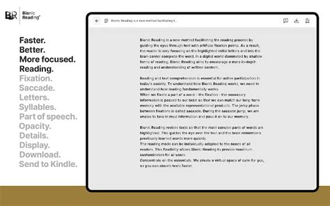Bionic Reading - Chrome Web Store