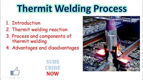 thermit welding | thermite welding process | Thermite welding reaction - YouTube