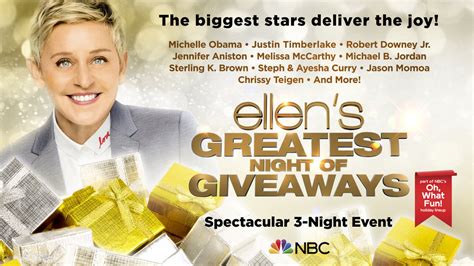 Ellen's Greatest Night of Giveaways: Season One Ratings - canceled + renewed TV shows, ratings ...