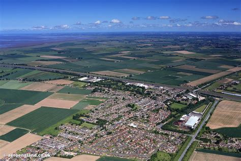 aeroengland | aerial photograph of Sutton Bridge Lincolnshire England UK