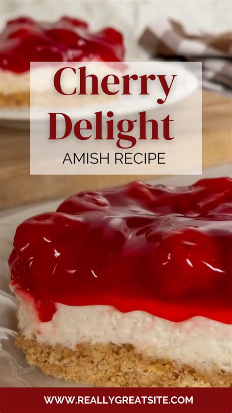 Piece of layered cherry delight Classic Desserts, Great Desserts, Favorite Desserts, Dessert ...