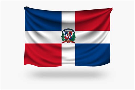 Santo Domingo Dominican Republic Flag, HD Png Download - kindpng